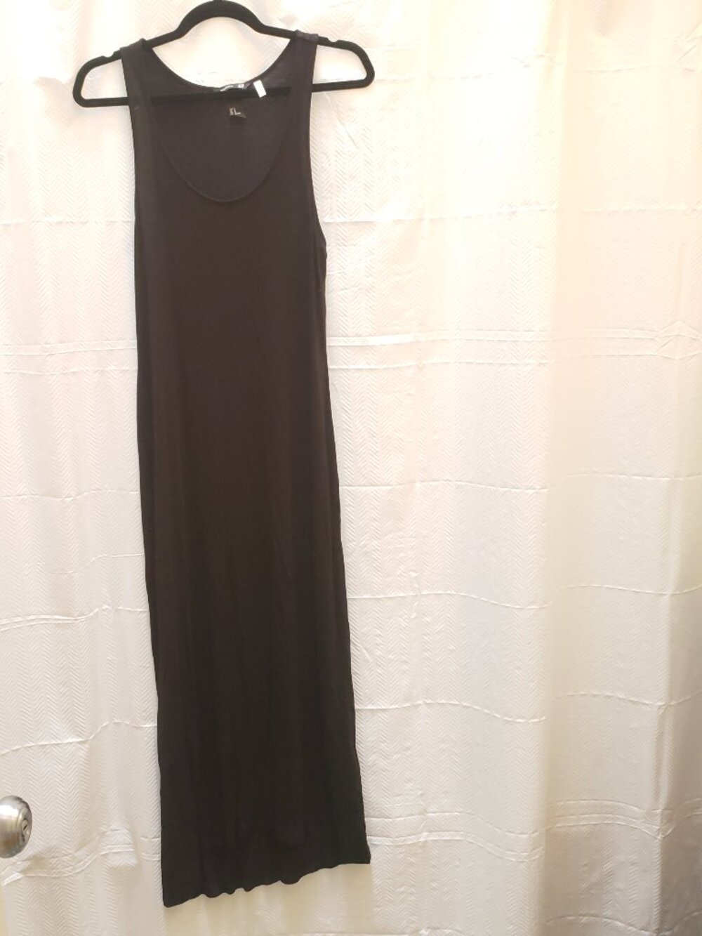 NWOT H&M Long Tank Dress Black Size M Women's